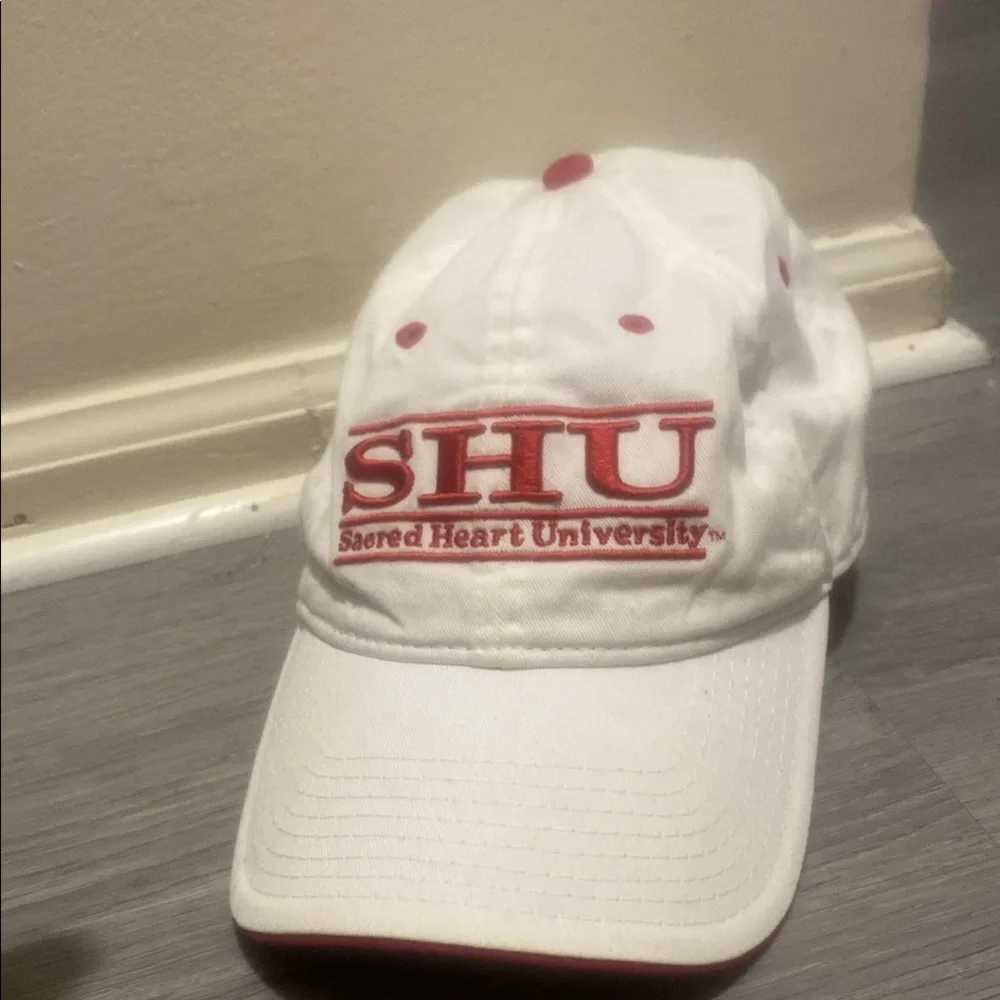 White and Red Cap